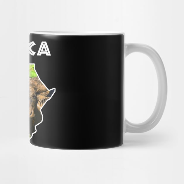 African Wildlife Continent Muddy Buffalo by PathblazerStudios